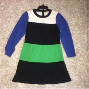 Michael Kors Color Block Shift Dress